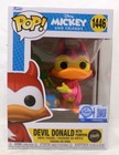 Funko Pop Mickey And Friends 1446 Devil Donald With Pumpkin Black Light Chase