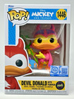 Funko Pop! Disney Mickey & Friends Devil Donald #1446 CHASE Figure w/Protector