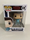 FUNKO POP! STRANGER THINGS BOB NEWBY (IN SCRUBS) #639 S2 VAULTED SEAN ASTIN SAM