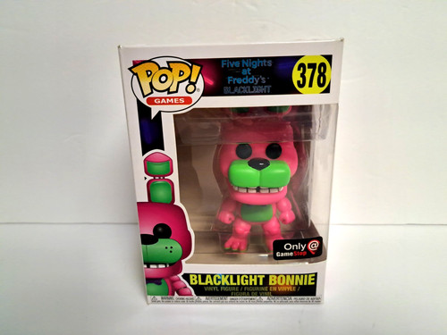 funko pop five nights at freddy's blacklight bonnie 378