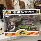 Funko Pop Moment Jurassic Park 1382 T. Rex Breakout Dr Alan Grant Target New