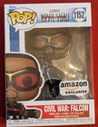 Funko Pop! CIVIL WAR: FALCON 1152 Captain America Amazon Exclusive