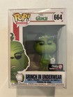 FUNKO POP! DR SEUSS THE GRINCH IN UNDERWEAR #664 GAMESTOP VAULTED + PROTECTOR