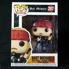Funko Pop Rocks Music Bret Michaels 207 Vinyl Figure + Protector