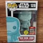 Funko Pop Qui Gon Jinn GitD 2017 Galactic Convention Exclusive Star Wars 128