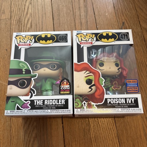 Funko Pop! Vinyl: DC Universe - The Riddler #469 & Poison Ivy #471