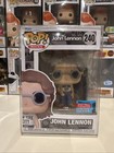Funko Pop! Rocks John Lennon #240 NYCC 2021 Fall Con Vaulted Mint w/ Protector