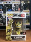 Funko POP Five Nights at Freddys Glow in Dark Springtrap 110 Gamestop /Protector