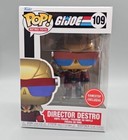 New Funko Pop Director Destro Gamestop Exclusive GI Joe #109 With Pop Protector