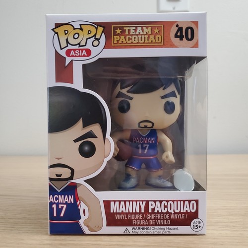 Funko Pop! Asia: Manny Pacquiao #40 Basketball 2015 RETIRED / VAULTED RARE NEW