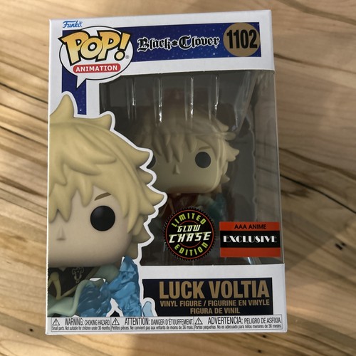Funko Pop! Black Clover Luck Voltia Glows in the Dark Chase AAA Exclusive #1102