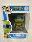 Funko Pop! Teenage Mutant Ninja Turtles Leonardo #63 Vinyl Figure Green Blue