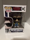Funko Pop! Vinyl Steve With Sunglasses Stranger Things Figure NIB 638