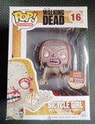 Funko Pop The Walking Dead BICYCLE GIRL #16 Bloody PX EXCLUSIVE Excellent!
