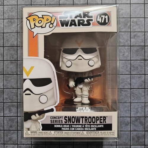 Star Wars Concept Series: Snowtrooper #471 - Funko Pop w/Protector - NEW NIB