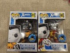 Funko POP! Colossus #183 And #411 X-Men Comikaze Exclusive Chrome Metallic