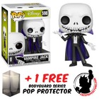 FUNKO POP THE NIGHTMARE BEFORE CHRISTMAS JACK VAMPIRE METALLIC #598 EXCLUSIVE