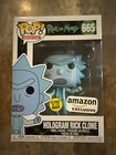 Funko Pop Rick And Morty Hologram Rick Clone GITD Amazon Exclusive 665