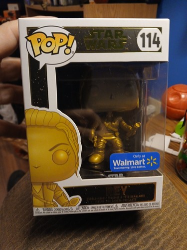 Funko Pop! Vinyl: Star Wars - Rey (Gold) (Metallic) - Walmart (Exclusive) #114