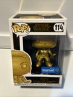 Funko Pop Star Wars Rey 114 Gold Walmart Disney new in box