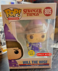 Funko Pop Stranger Things Will the Wise 805 Target Exclusive GITD Glow Protector