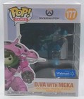 FUNKO POP! GAMES D.VA With MEKA 177 Blue Overwatch Walmart 6" Vaulted Vinyl NIB