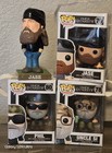 FUNKO POP DUCK DYNASTY SERIES UNCLE SI #78 PHIL #80 JASE #79 & JASE BOBBLEHEAD