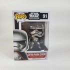 Funko Pop! Star Wars - Captain Phasma - (Chrome Silver) 91 + FREE PROTECTOR