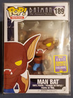 Funko Pop Man Bat #189 2017 Summer Con Batman Animated Vaulted w/Protector
