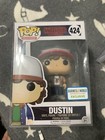 Funko Pop Stranger Things DUSTIN Barnes and Noble Exclusive#424 In Pop Protector