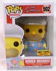Funko Pop 502 Homer Muumuu The Simpsons Hot Topic Exclusive Vinyl Figure 2023