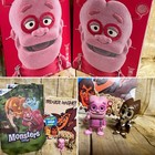 2 Franken Berry Monster Cereal Fuzzy Collector Boxes NEW W/Bags/magazine/2funko
