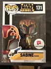 Funko Pop! Masked Sabine #131 Star Wars Rebels Walgreens Exclusive Sticker Damag