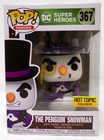 Funko Pop! DC Super Heroes Holiday 367 The Penguin Snowman Hot Topic Exclusive