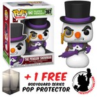 FUNKO POP DC BATMAN THE PENGUIN SNOWMAN HOLIDAY #367 EXCLUSIVE VINYL FIGURE