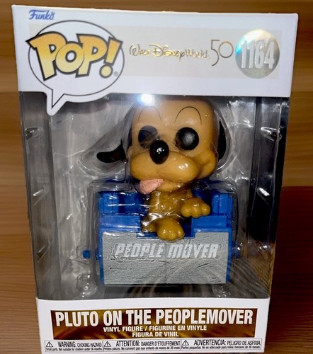 Funko /Pop Disney Pluto PeopleMover/ WDW 50th Anniversary /#1164 /Vaulted