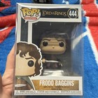 Funko POP! Movies Lord of the Rings FRODO BAGGINS Figure #444 w/ Protector