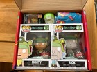 Funko Pop! Animation: Rick and Morty GameStop Blips Chitz Rick #416, Morty #417