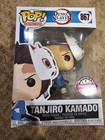 Funko Pop Demon Slayer : Tanjiro Kamado w/Mask #867 Special Exclusive DAMAGED