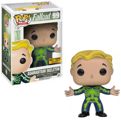 Vault Boy (Adamantium Skeleton) #99 - Fallout Funko Pop! [Hot Topic Exclusive]