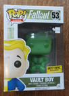 Funko Pop! Vinyl: Fallout Vault Boy (Glow Green) Hot Topic Exclusive #53 READ