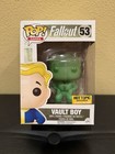 Funko Pop! Games Fallout Vault Boy Glow Green GITD Hot Topic Exclusive Vinyl