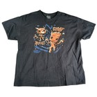 Funko Pop Guardians Of The Galaxy Shirt Mens 2XL Black Rocket Groot T-Shirt Tee