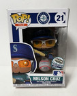 Funko Pop! MLB Seattle Mariners NELSON CRUZ 21 Boom Stick BLUE JERSEY 1/1000 SGA