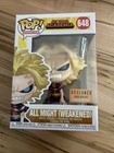 Funko Pop My Hero Academia All Might Weakened #648 Box Lunch with Protector