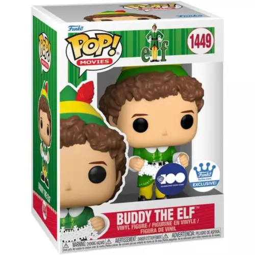 Elf - Buddy the Elf [w/ Snowflakes] (Funko Shop Exclusive) #1449 - Funko Pop!