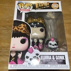 Elvira and Gonk 1647 Horror Funko Pop Vinyl Figure and Buddy