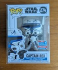 Star Wars The Clone Wars Captain Rex Funko Pop #274 With Soft Protector NYCC Exc
