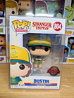 Funko POP! Television Stranger Things Dustin #804 Grey T-Shirt w/Pop Protector