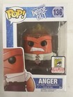 Disney Pixar Inside Out Anger Funko Pop 136 SDCC Comic Con Exclusive 1008 Pieces